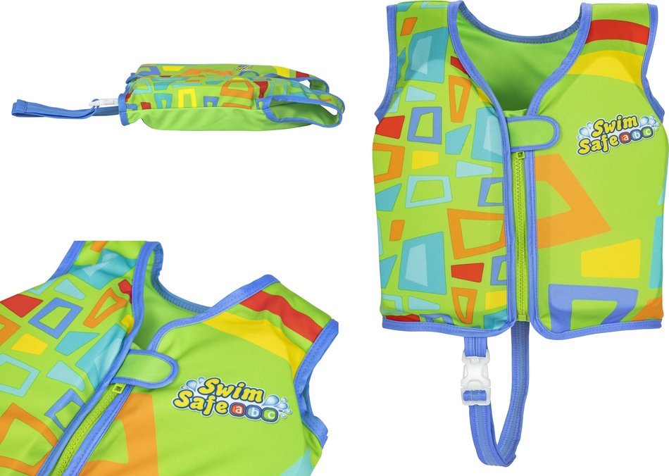 Triton Kamizelka Do Nauki Pływania Zielona 51 cm Bestway 32176