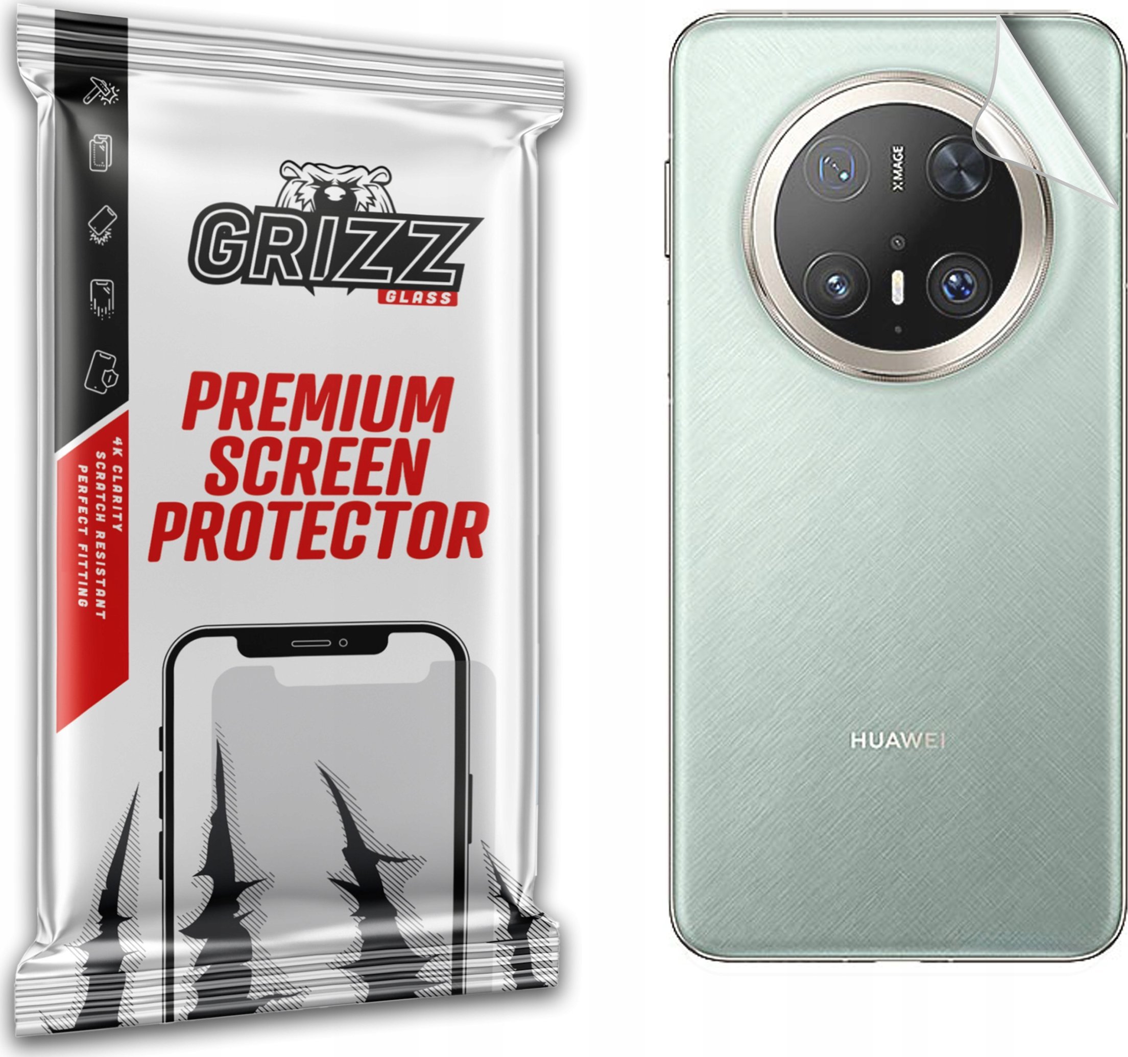 Folia na tył GrizzGlass SatinSkin do Huawei Mate 70 Pro+ Plus