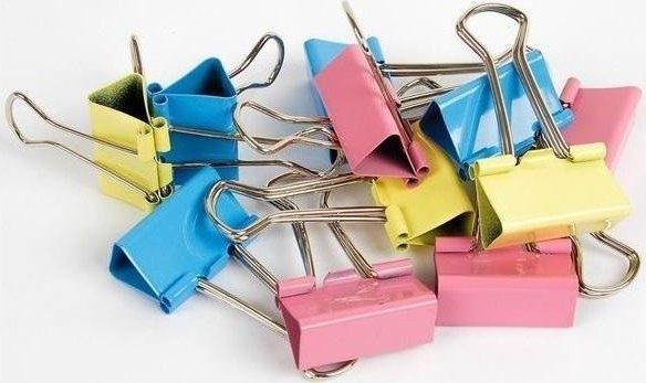 FANDY Klipy 19mm kolorowe 40szt