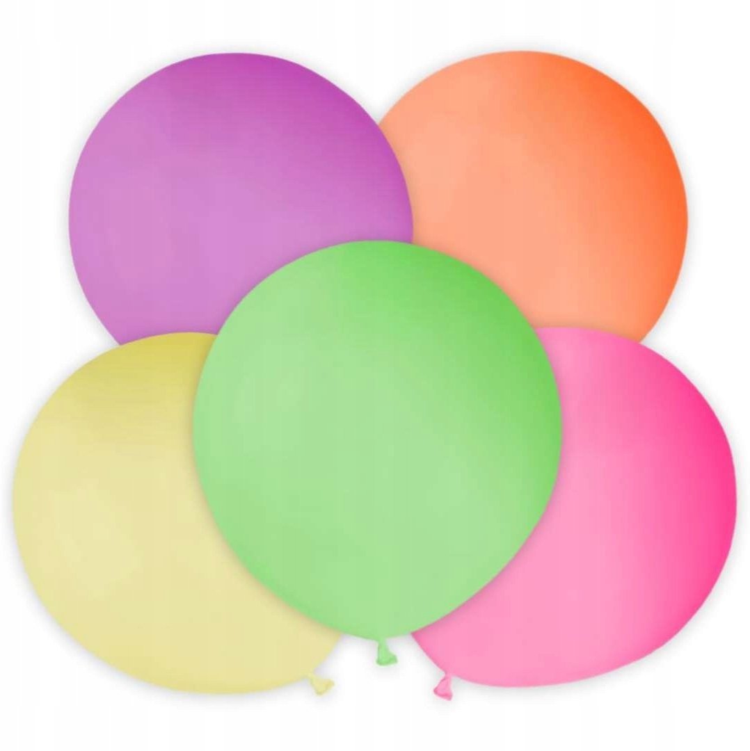 Balony fluor 48cm 25szt