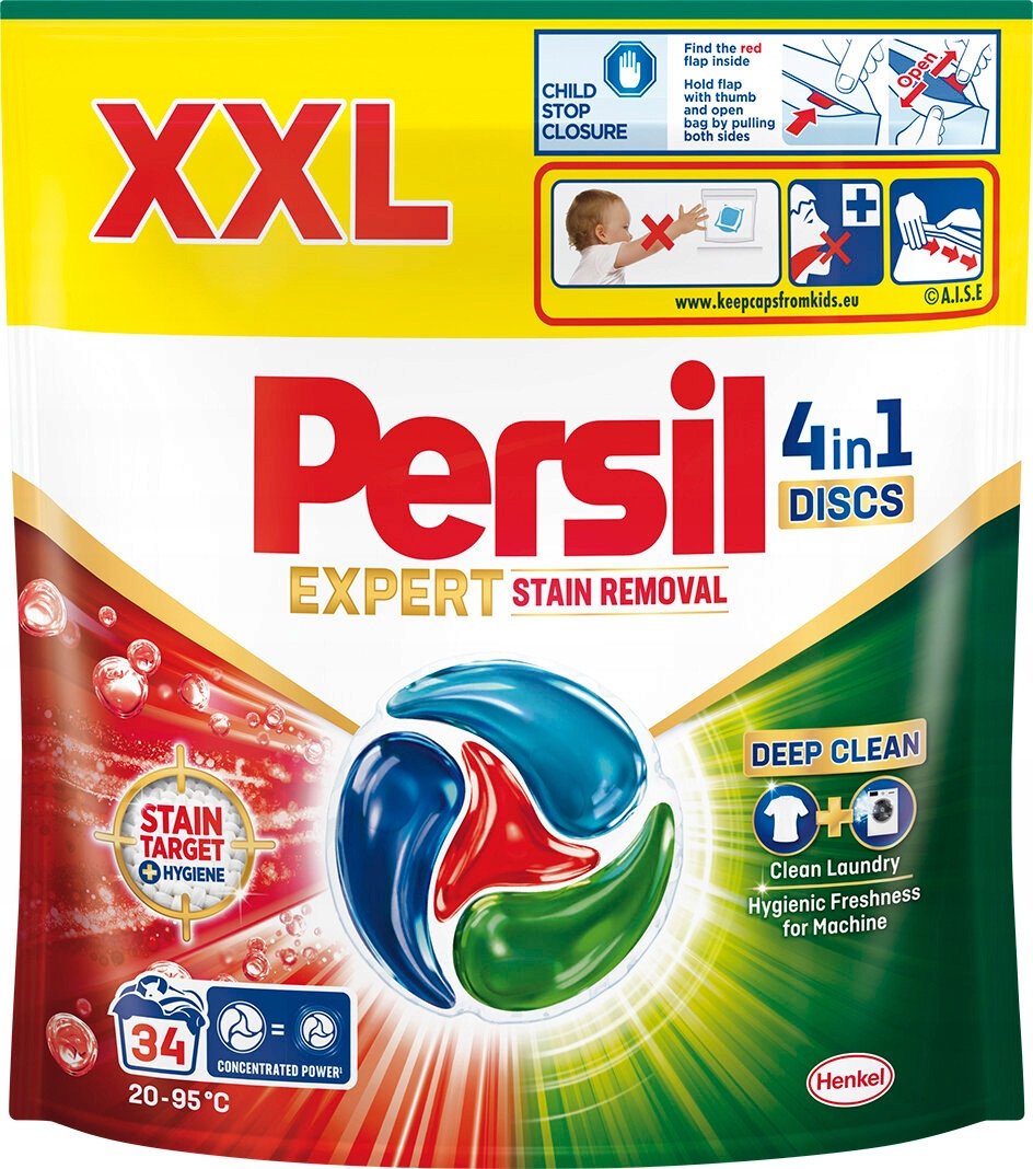 POWDER WAS PERSIL DISCS STAIN REMOVA 34W