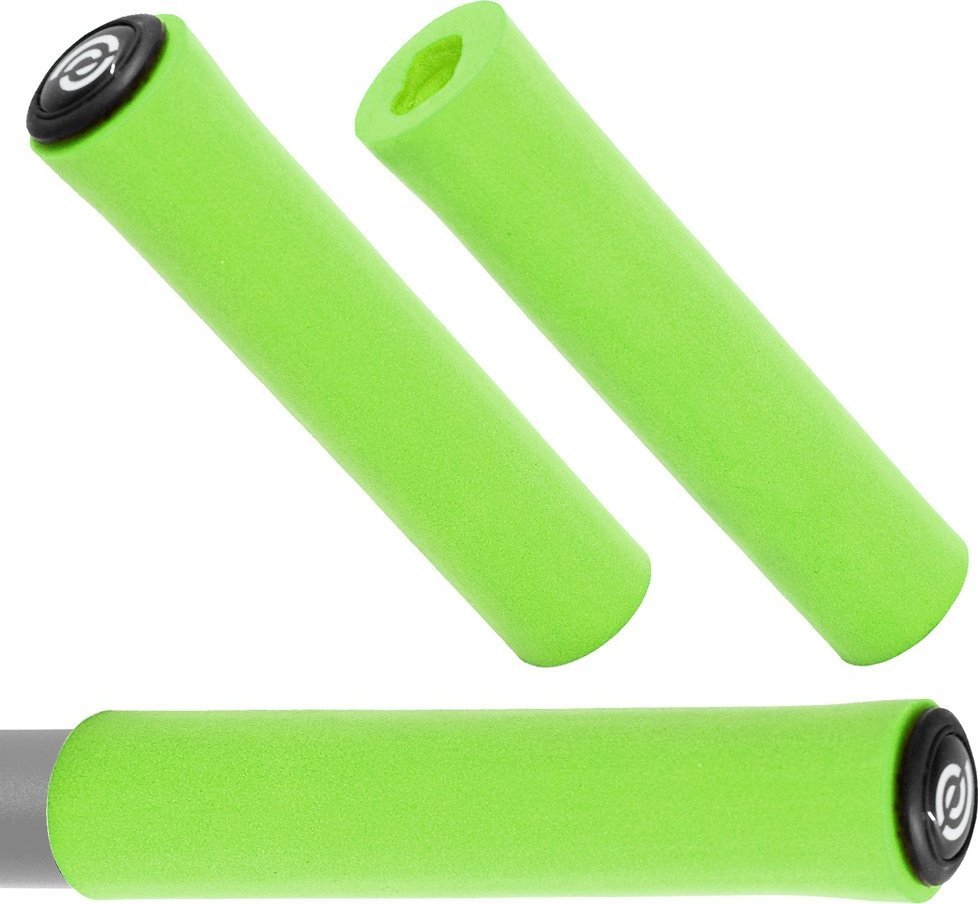 Bike Ribbon Chwyty Bikeribbon Silicone MTB Grip Race 2007 zielone