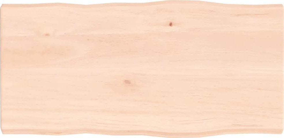 vidaXL Blat biurka, 80x40x4 cm, surowe drewno dębowe
