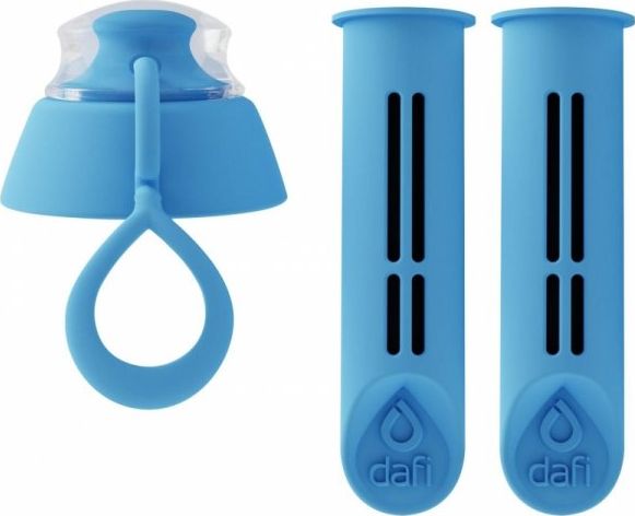 Wkład filtrujący Dafi do butelki + zakrętka Niebieski 2 szt.