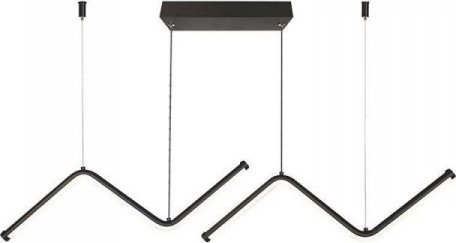 Lampa wisząca V-TAC Oprawa Zwieszana V-TAC 12W LED Czarna 4000K 1280lm