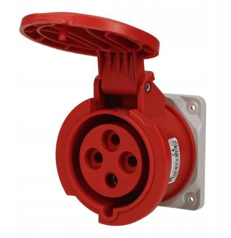 Gniazdo tablicowe proste 32A 4P 400V IP54 SP23372