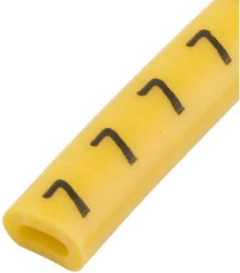 Ergom Oznacznik przewodów OZ-0 / 8 żółty 100szt. (E04ZP-01020100900)