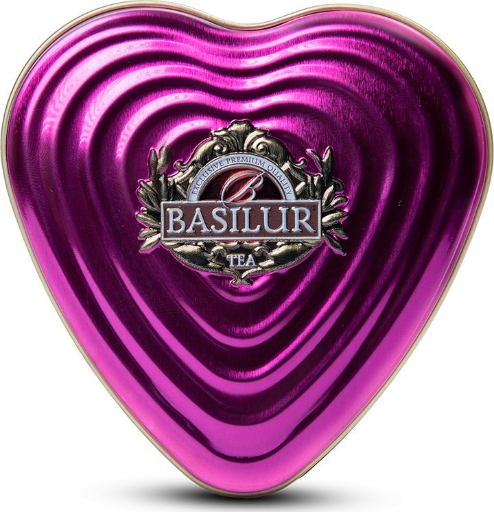 Basilur Basilur FOREVER LIFE herbata zielona lody wiśniowe płatki róży - liściasta w puszce 20 g