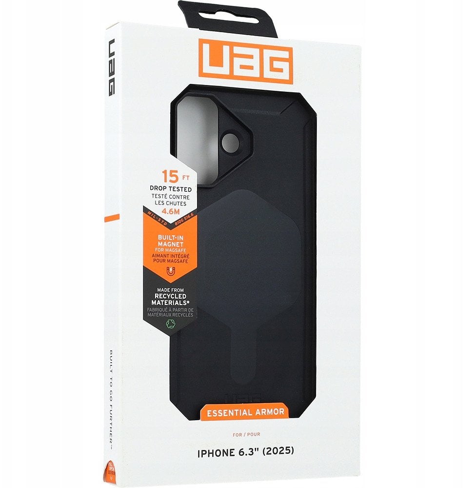 UAG Essential Armor MagSafe - etui do iPhone 17 kompatybilne z MagSafe (black)
