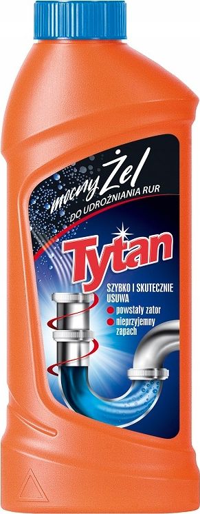 Tytan MOCNY ŚRODEK ŻEL DO UDROŻNIANIA RUR KANALIZACYJNYC
