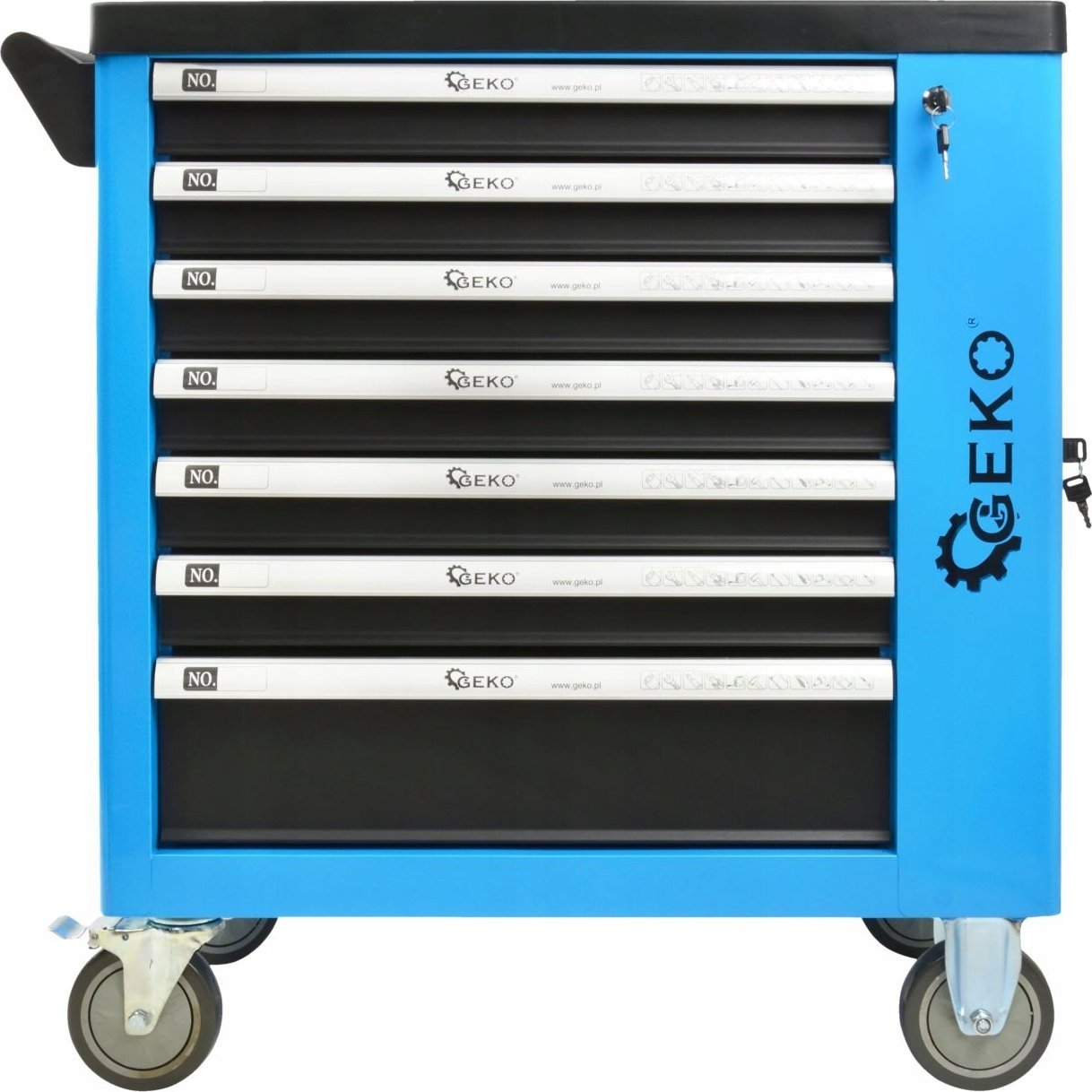 Wózek narzędziowy Geko Szafa narzędziowa z wyposażeniem (243el) G10833 GEKO