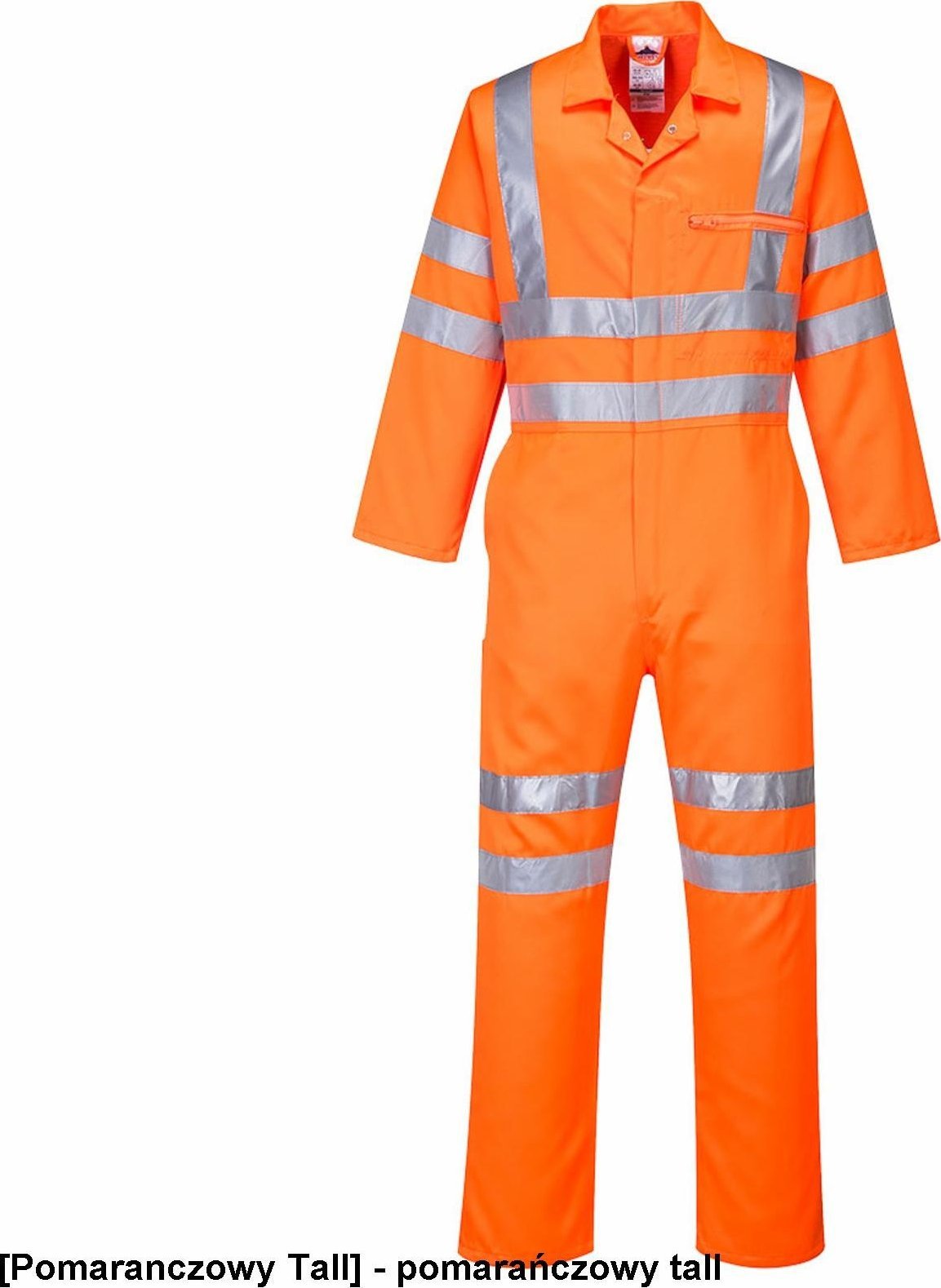 Portwest RT42 - Kombinezon ostrzegawczy RIS - pomarańczowy tall L
