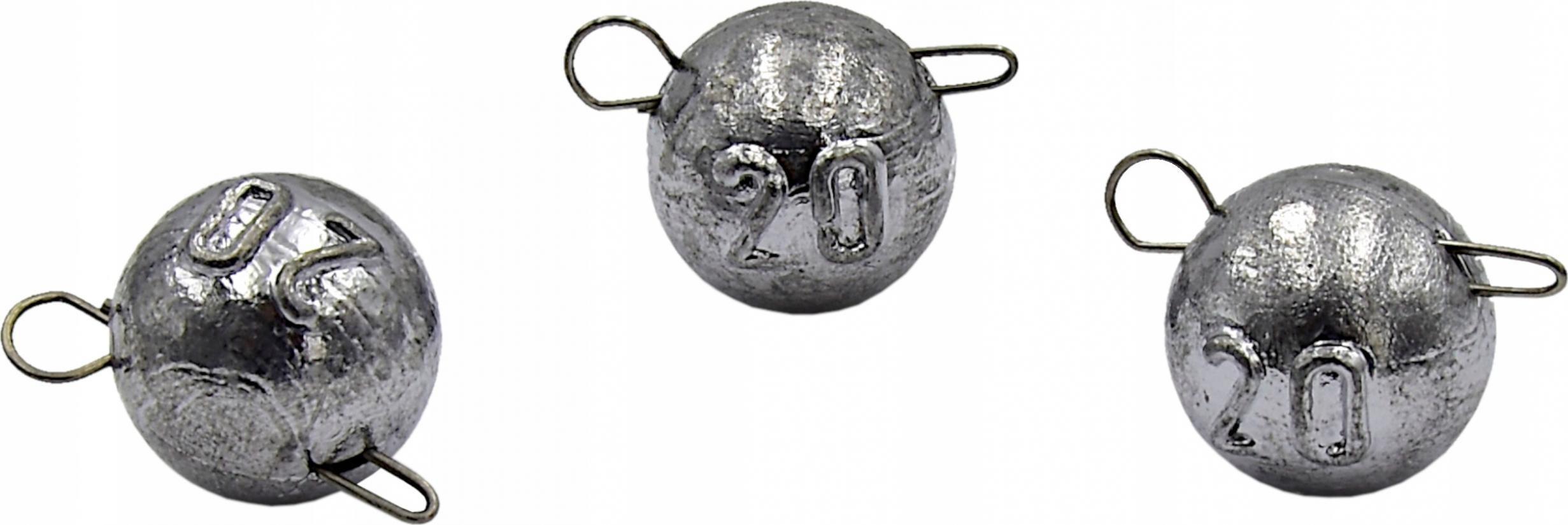 ZHIBO Czeburaszka główka ołowiana składana 20 g - 3 szt