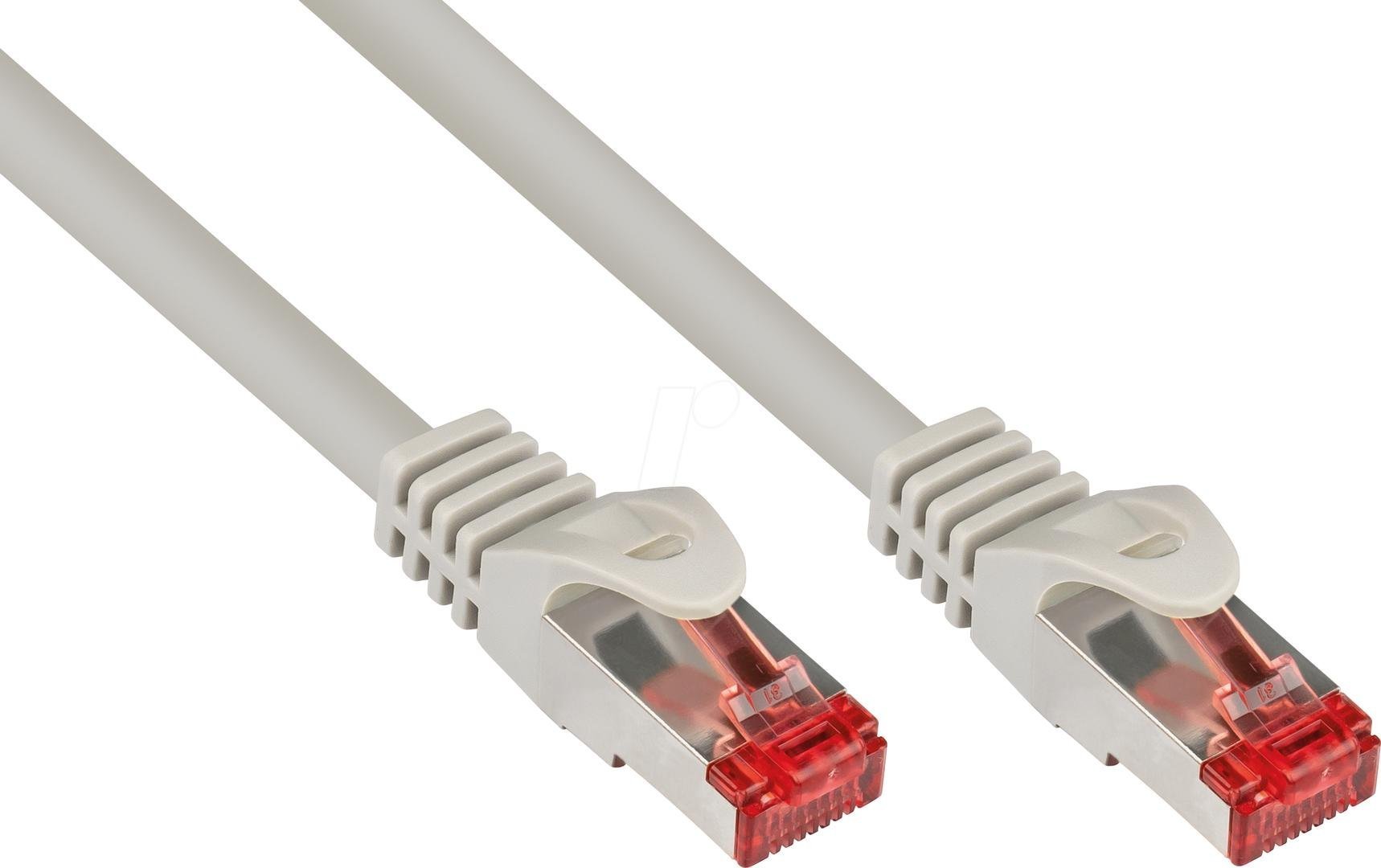 Good Connections Good Connections RNS - Patch- Cable - RJ- 45 (S) to RJ- 45 (S) - 40 m - SFTP, PiMF - CAT 6 - shaped, without Haken - gray (8060- 400)