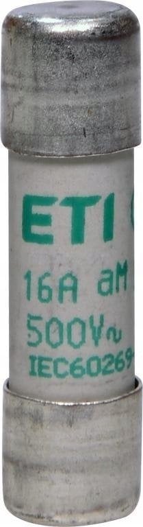 Wkładka topikowa cylindryczna CH10x38 aM 16A/500V 002652017