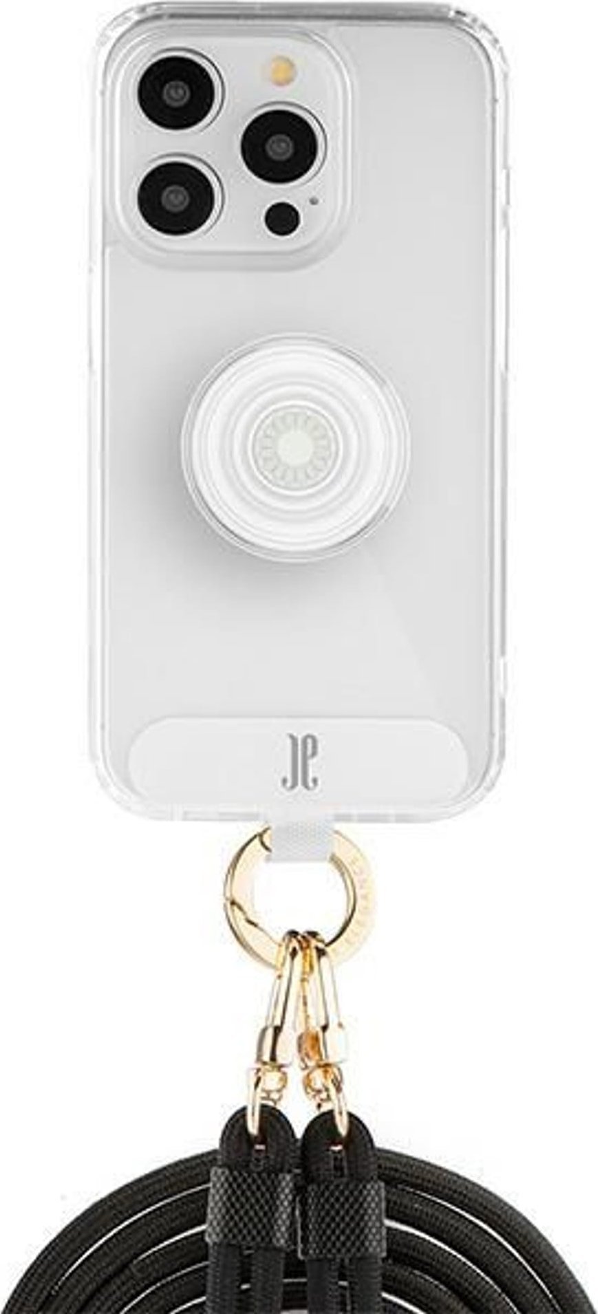 Just Elegance Etui JE 3in1 PopGrip iPhone 15 Pro 6.1" przezroczysty/clear 30525 (Just Elegance)