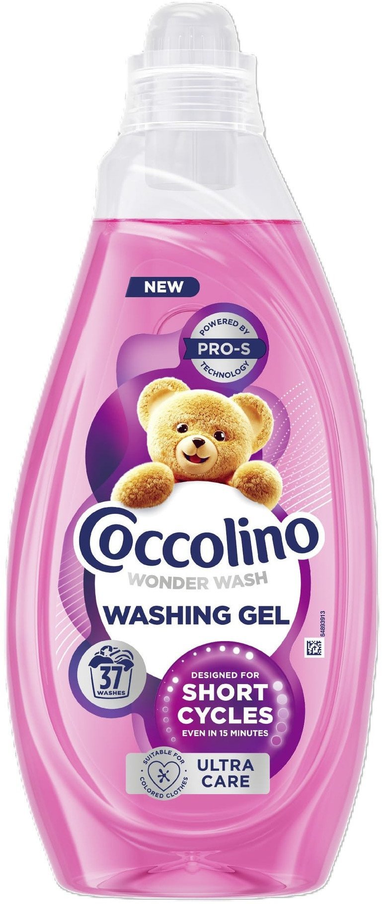 COCCOLINO Wonder Wash Żel do prania (37 prań) - Ultra Care 1.48 L