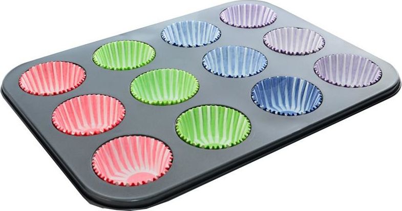 Orion Forma na muffinki do muffinek 12 szt + papilotki uniwersalny