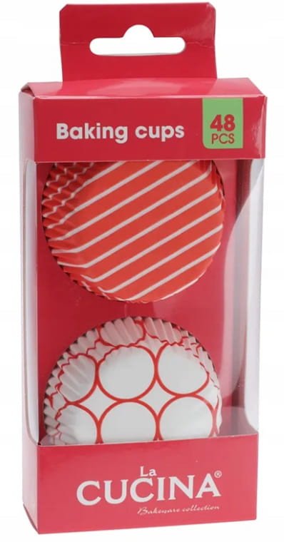 Papierowe foremki do wypieków i serwowania słodkości 7cm 48 sztuk