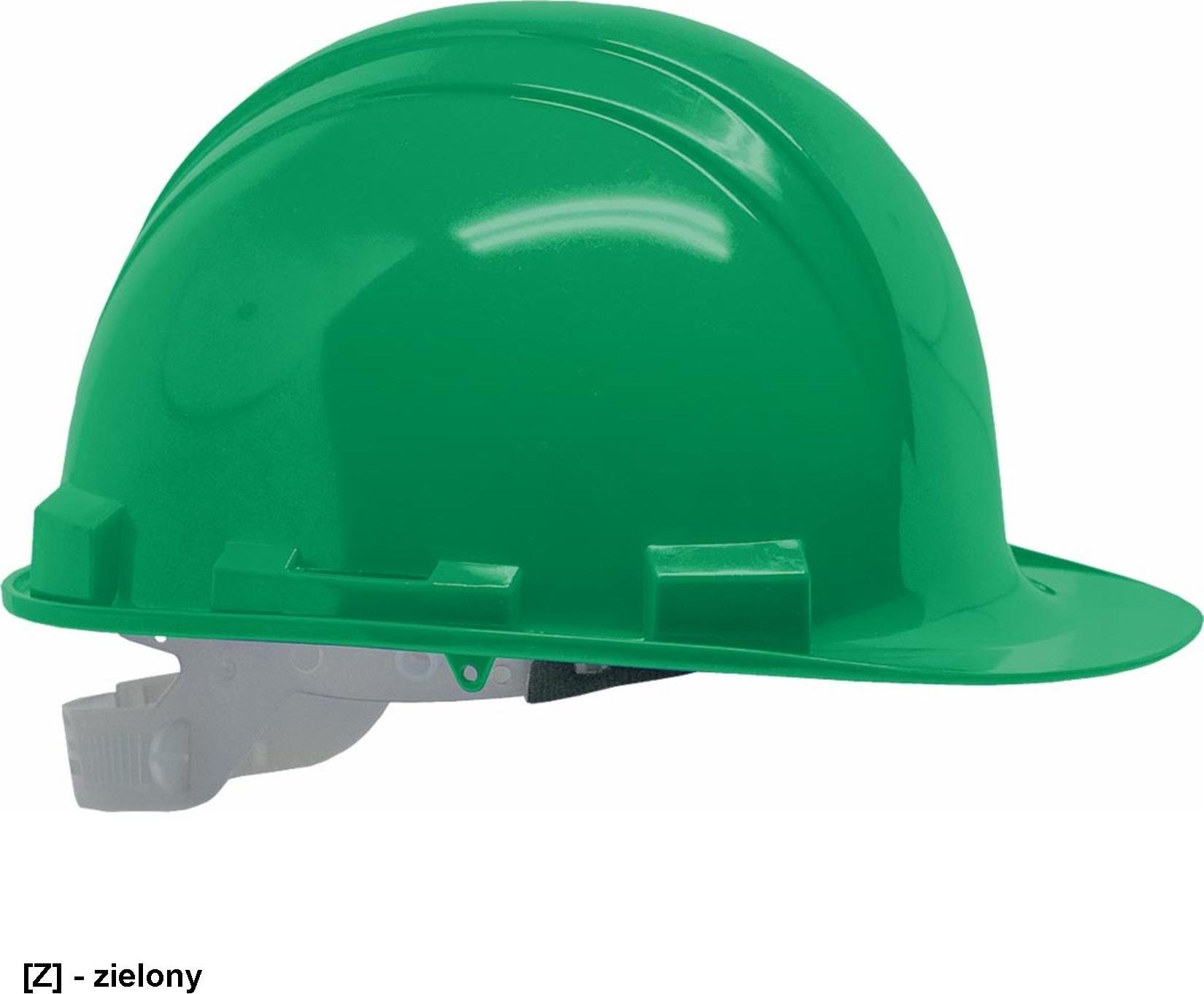 R.E.I.S. KASPE-ROCK - hełm wykonany z tworzywa HDPE, 4-punktowa więźba - zielony
