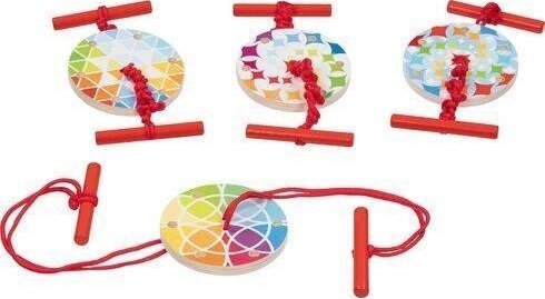 Kolorowe dyski burzowe z dźwiękiem