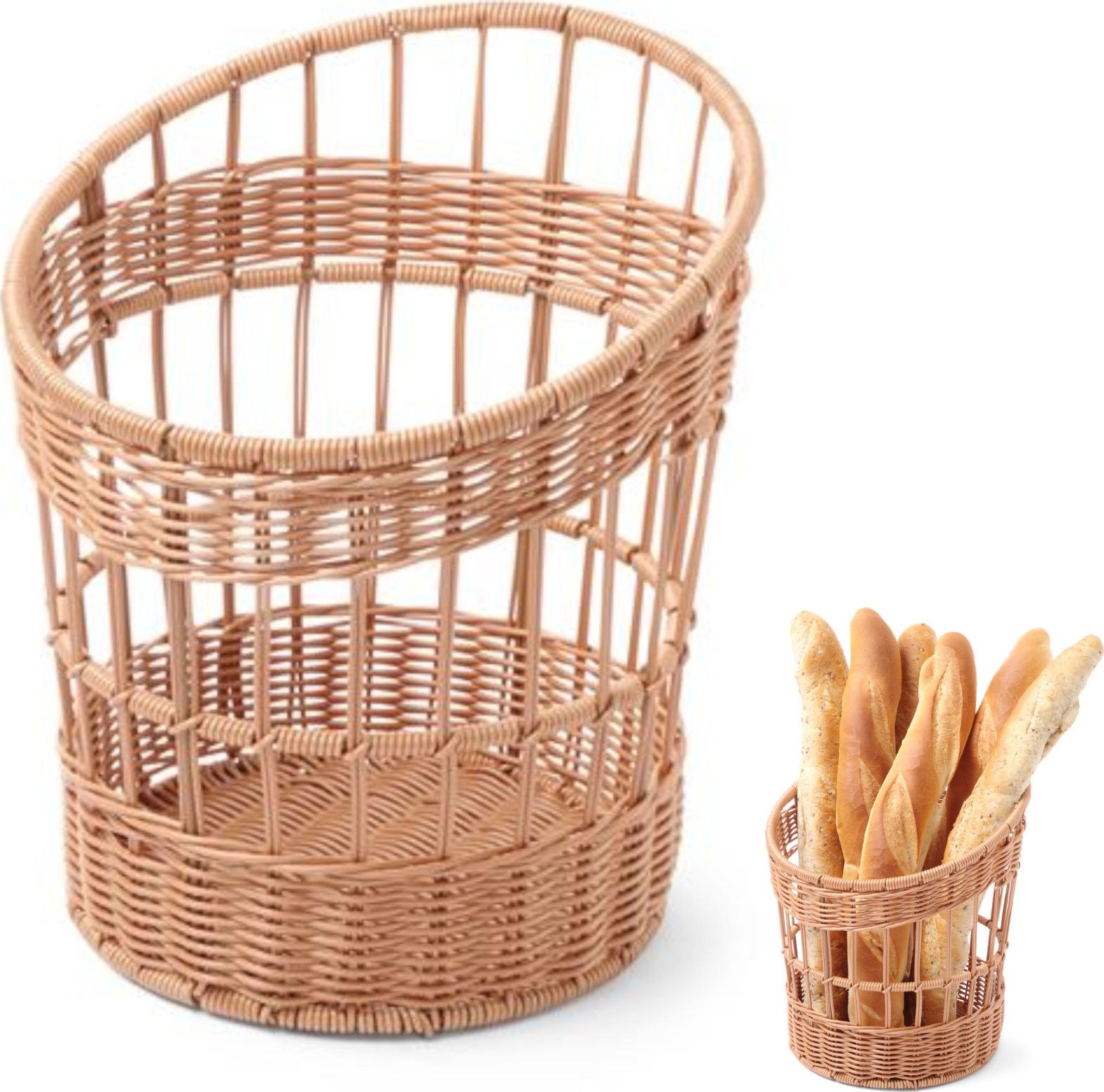 Hendi Kosz sklepowy na bagietki pieczywo 305x320x350 mm - Hendi 426517 Kosz sklepowy na bagietki pieczywo 305x320x350 mm - Hendi 426517