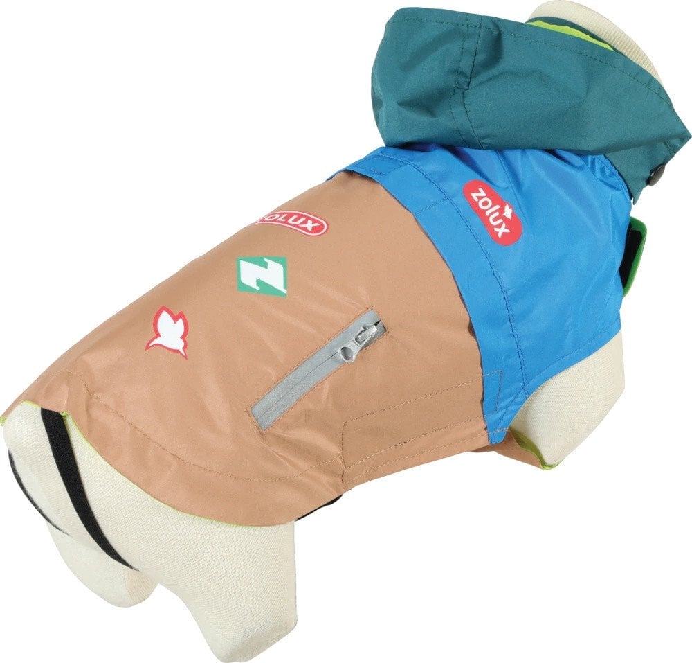 ZOLUX Kurtka płaszcz wodoodporna dla psa VINTAGE R.65 niebieska