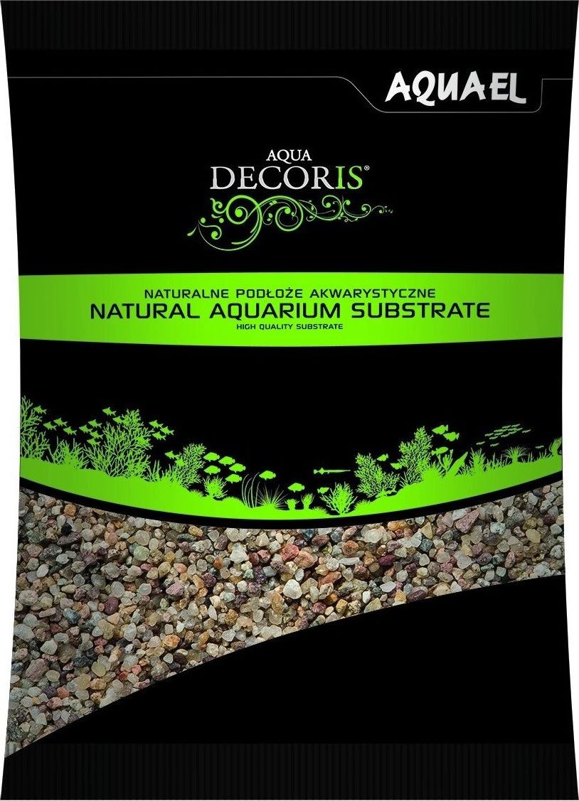 Aquael AQUAEL 115467 ŻWIR NATURALNY WIELOBARWNY 1,4-2 MM 10 KG