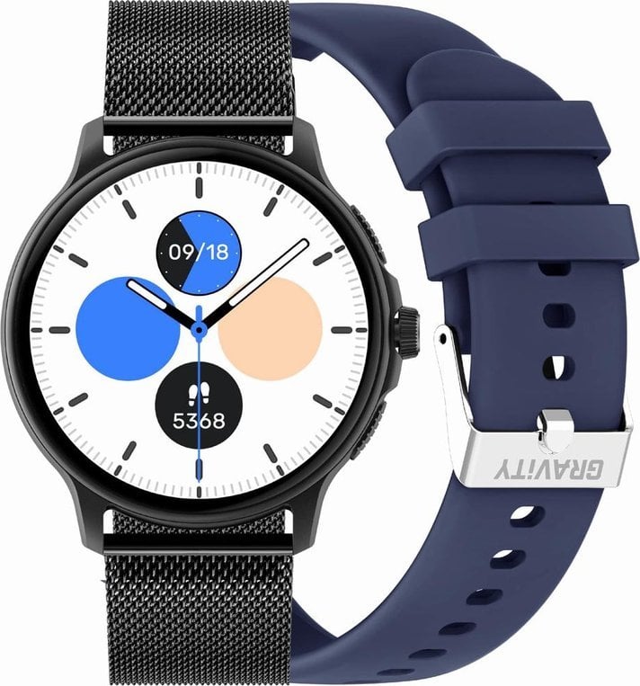 Smartwatch Gravity GT12-5 Czarny (GT12-2)