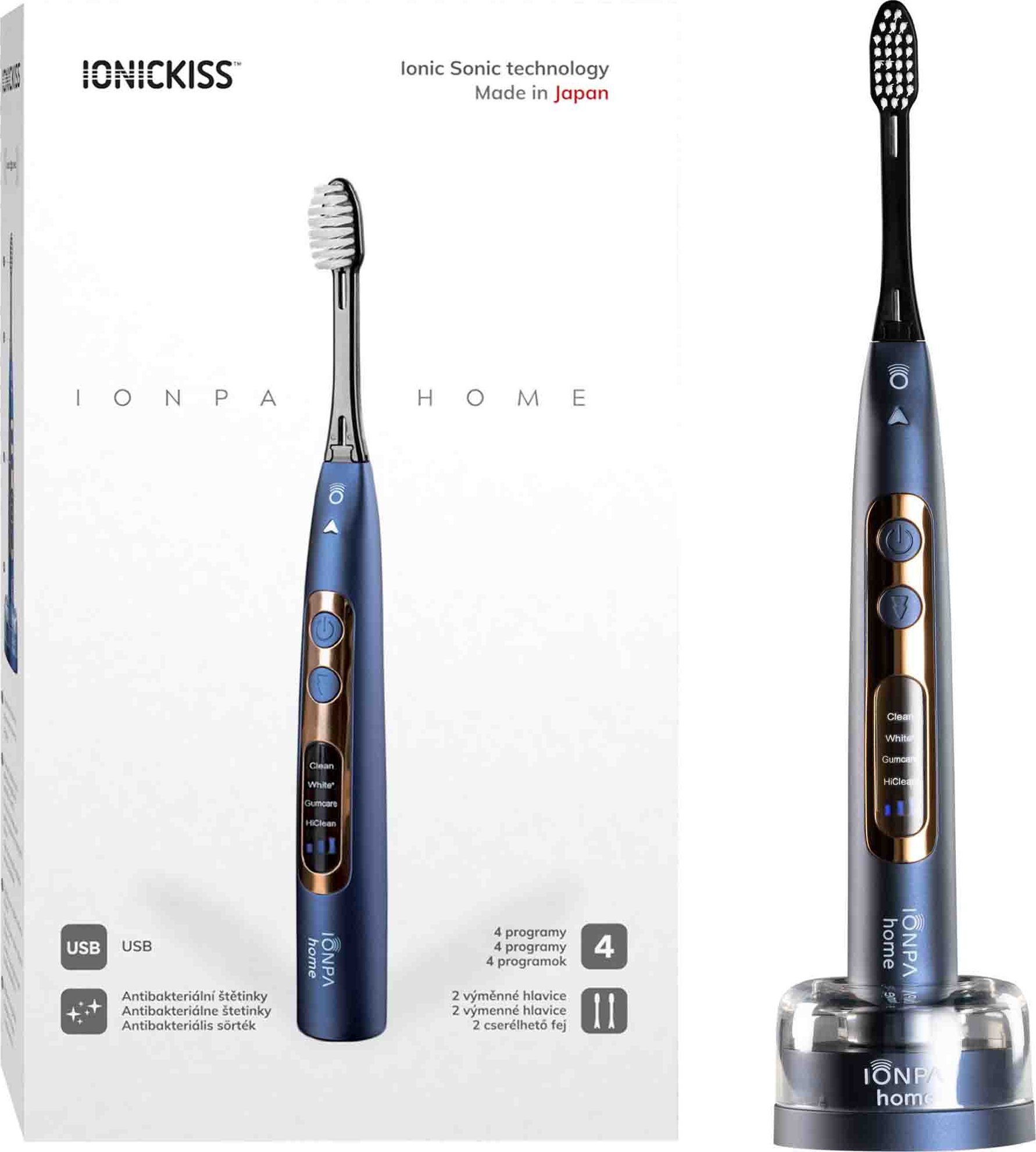 Szczoteczka IONICKISS IONPA Home Premium Granatowa