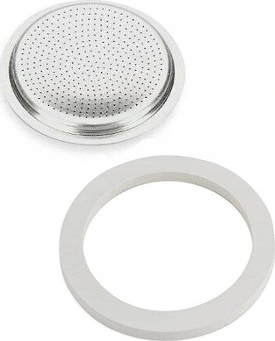 Bialetti Uszczelka silikonowa (1 szt. + sitko ) do kawiarek stalowych 6 tz