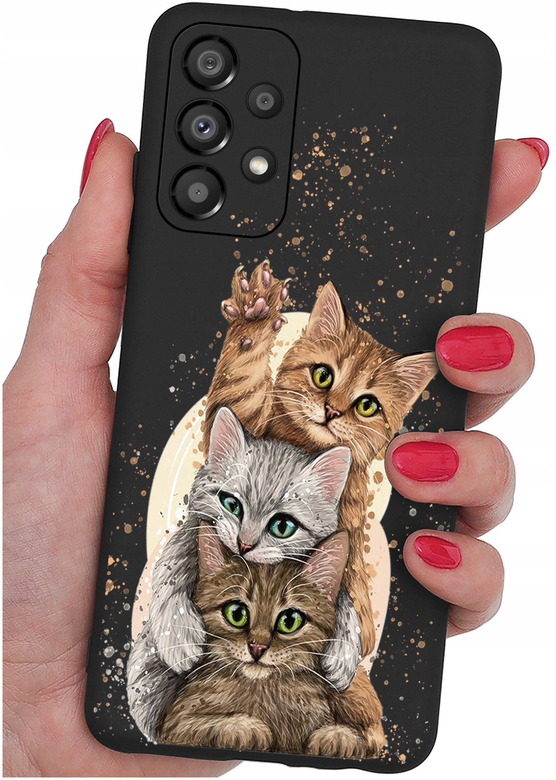 Etui do SAMSUNG A52 | A52s 5G | WZORY | SILIKONOWE MATT SZKŁO 9H