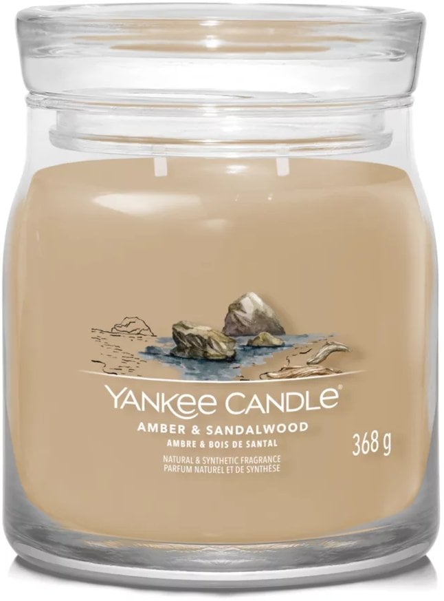 YANKEE CANDLE_Świeca zapachowa Amber & Sandalwood 368g