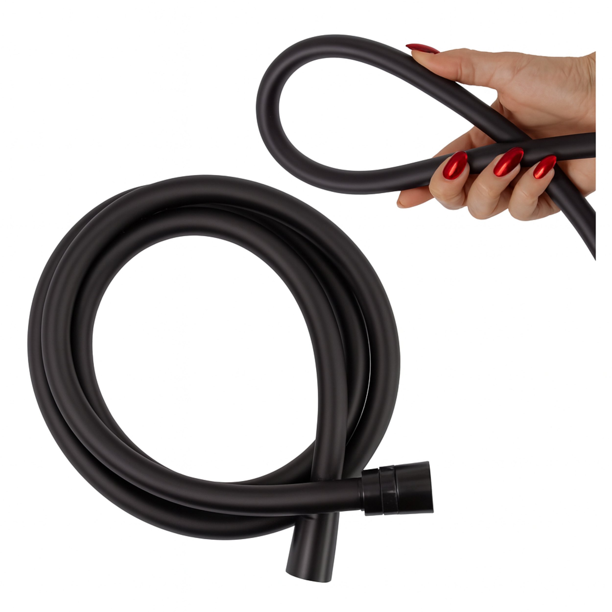 AVAPAX AWHY251311 HYDRONE Wąż prysznicowy PVC 150 cm, czarny