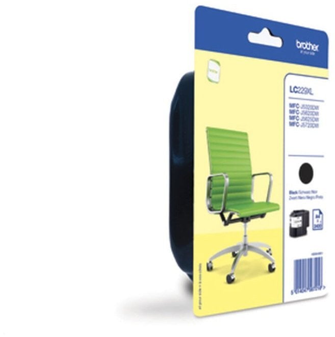 Oryginalny Wkład Atramentowy Brother LC-229XLBKBP Czarny