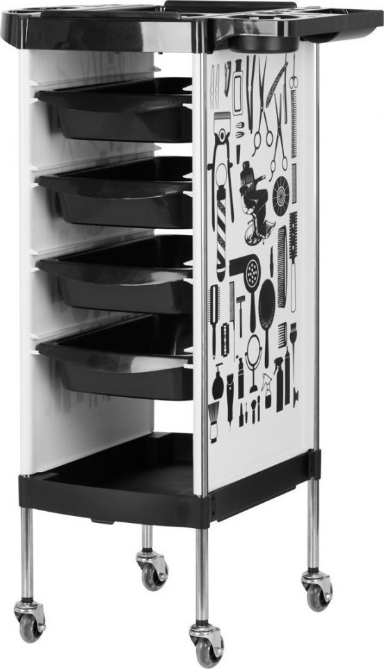 Gabbiano GABBIANO POMOCNIK FRYZJERSKI X11-9 BIAŁY GRAFIKA