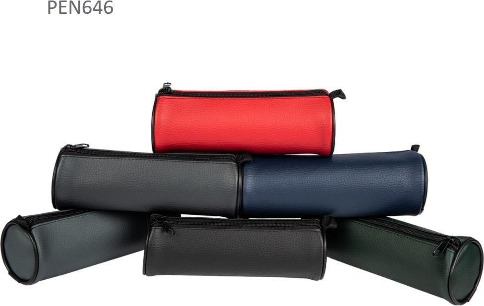 Piórnik jednokomorowy okrągły MIX