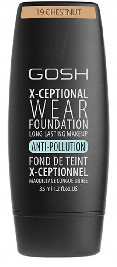 Gosh, Foundation Plus+, Cover & Conceal, Liquid Foundation, 004, Natural, SPF15, 30 ml For Women