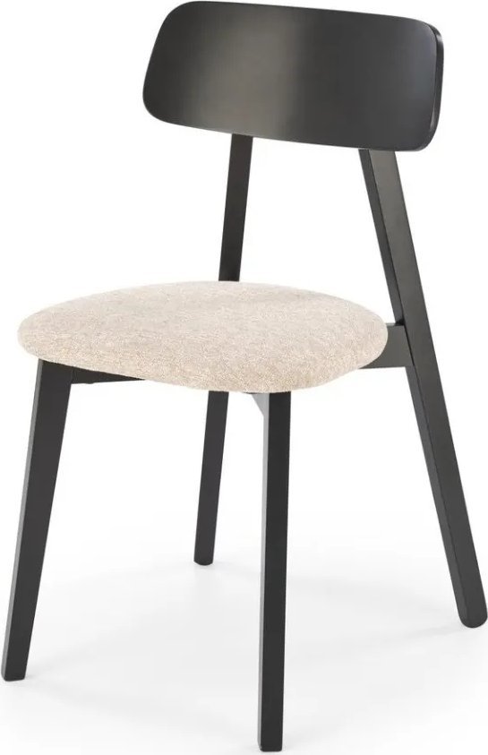 Halmar Krzesło HYLO czarne/beżowe HALMAR