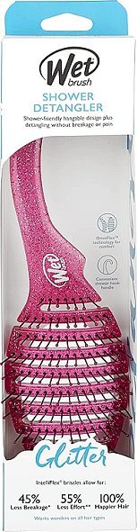 Wet Brush Szczotka do rozczesywania włosów pod prysznicem Pink Glitter