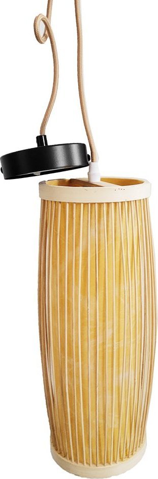 Lampa wisząca Fastima Lampa oprawa sznur jutowy konopny B153