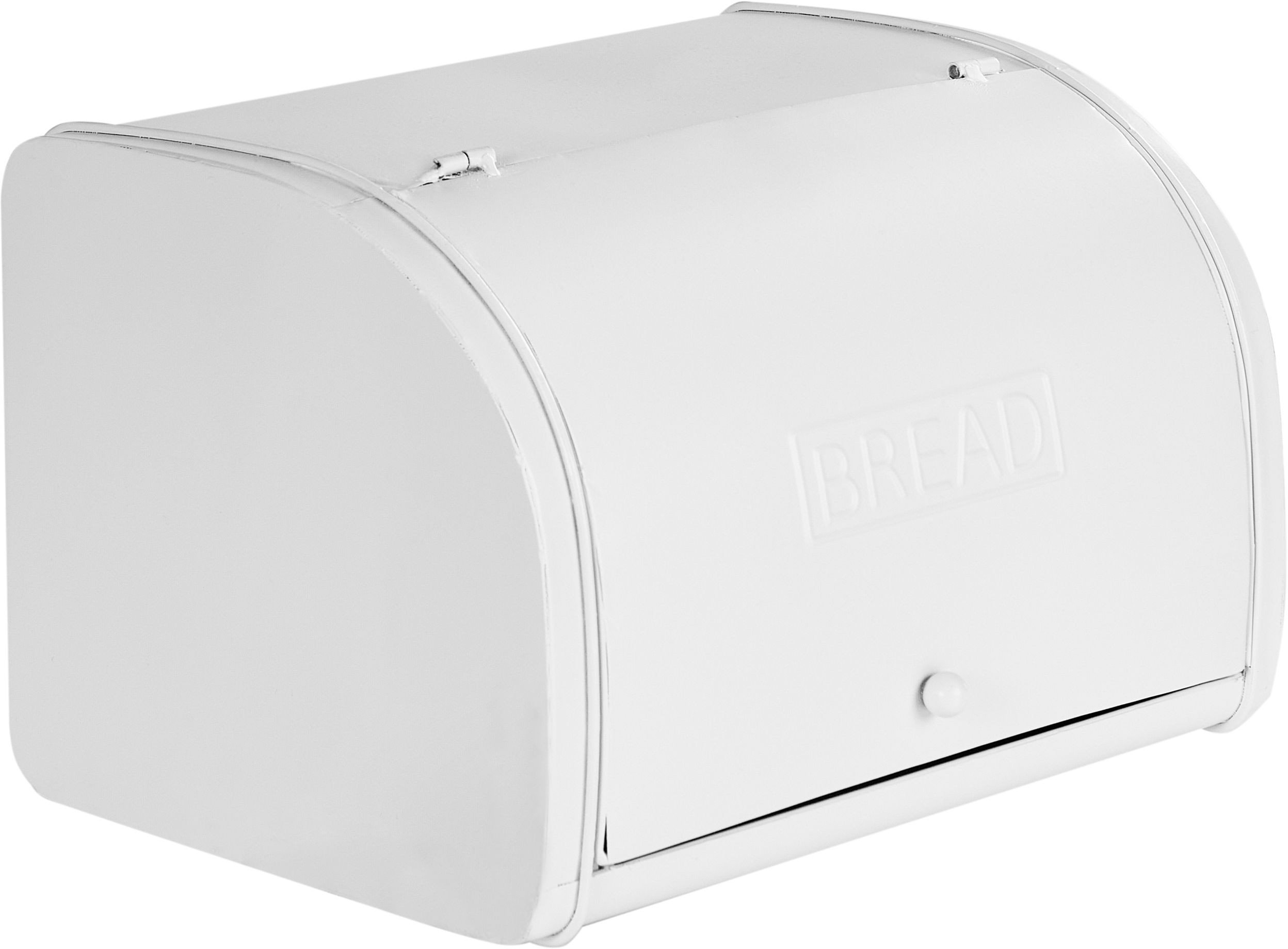 Chlebak metalowy biały CAROUBE