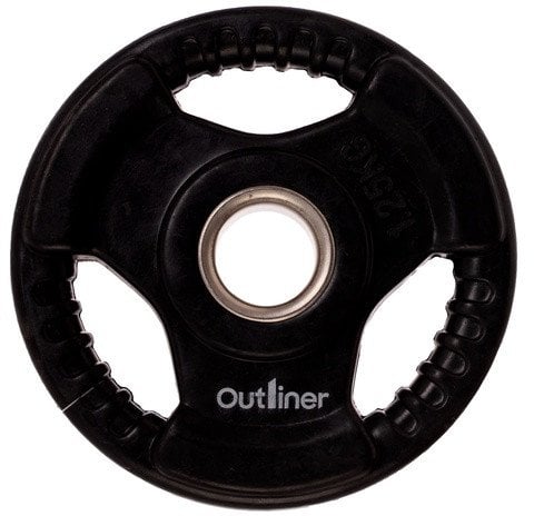 RUBBER PLATE WITH HANDLE CUT 1.25KG