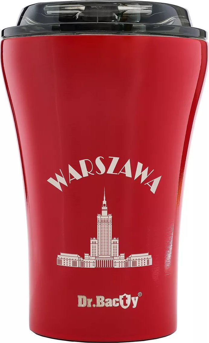 Dr.Bacty Kubek termiczny Dr.Bacty Apollo Warszawski - czerwony