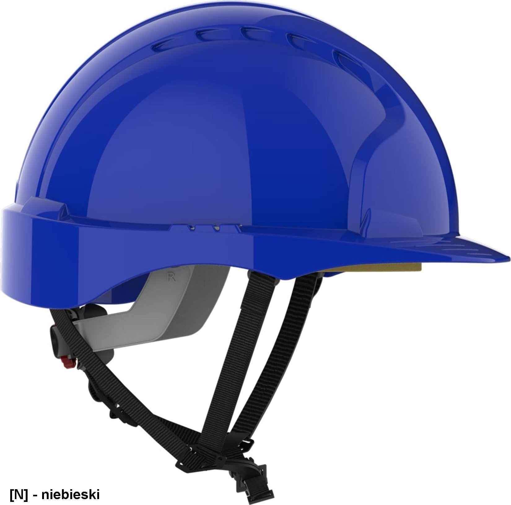 JSP KAS-EVO3LINE - Hełm EVO3LINE mikro daszek ochrona przed napięciem do 1000 V 6-punktowa więźba - niebieski