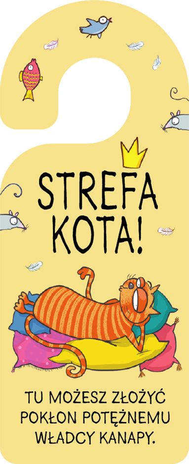 HENRY Zawieszka na klamkę Kot