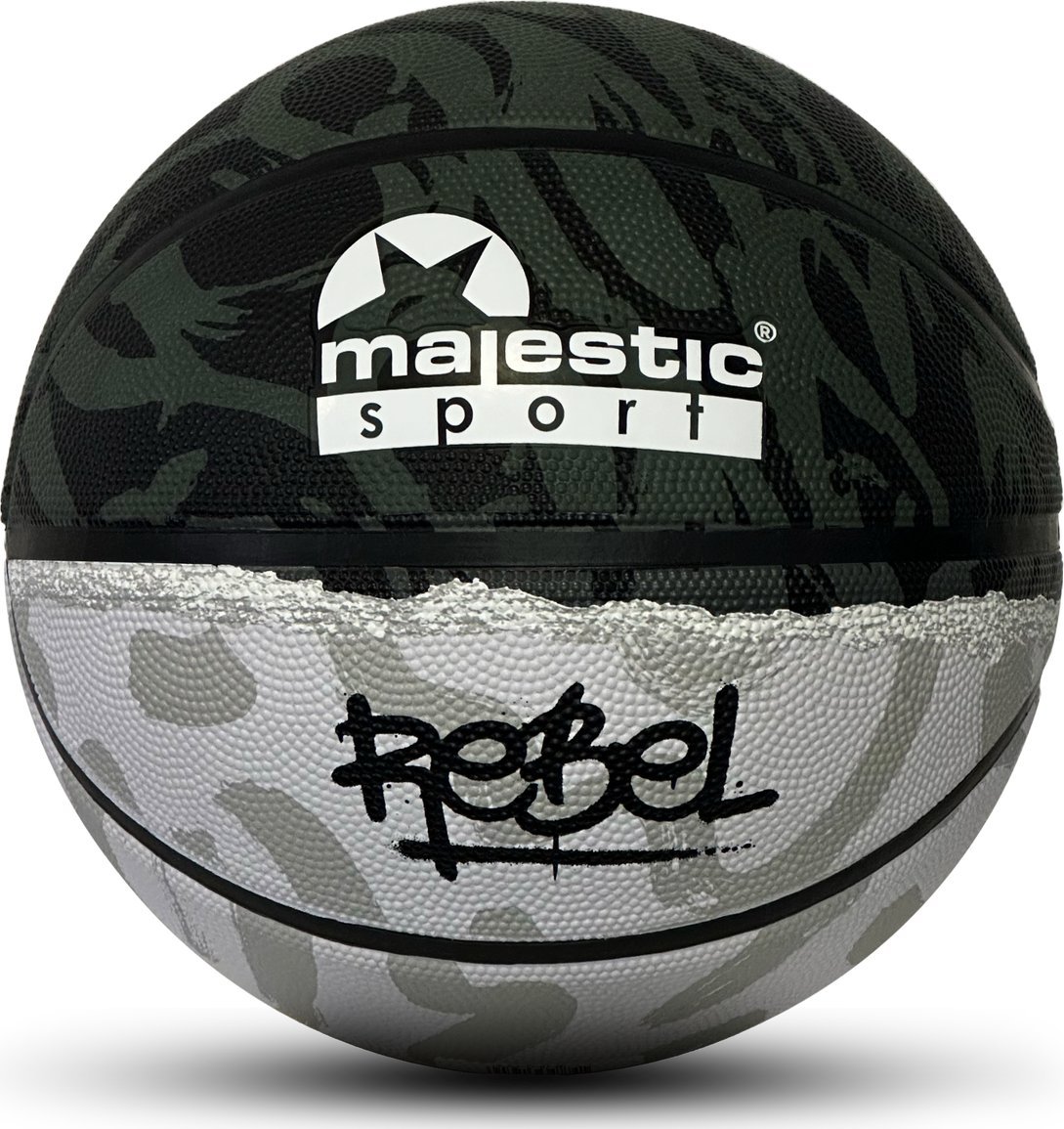 Piłka do koszykówki Majestic Sport Rebel czarna r. 7