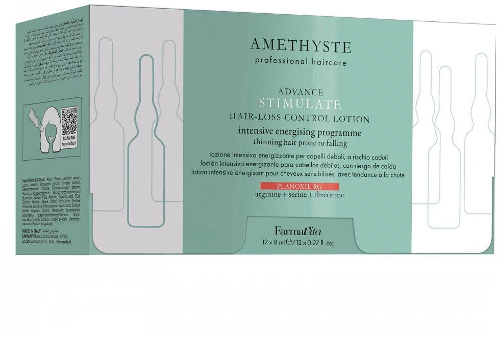 Farmavita Amethyste Advance Stimulate lotion stymulujący wzrost włosów 12x8ml