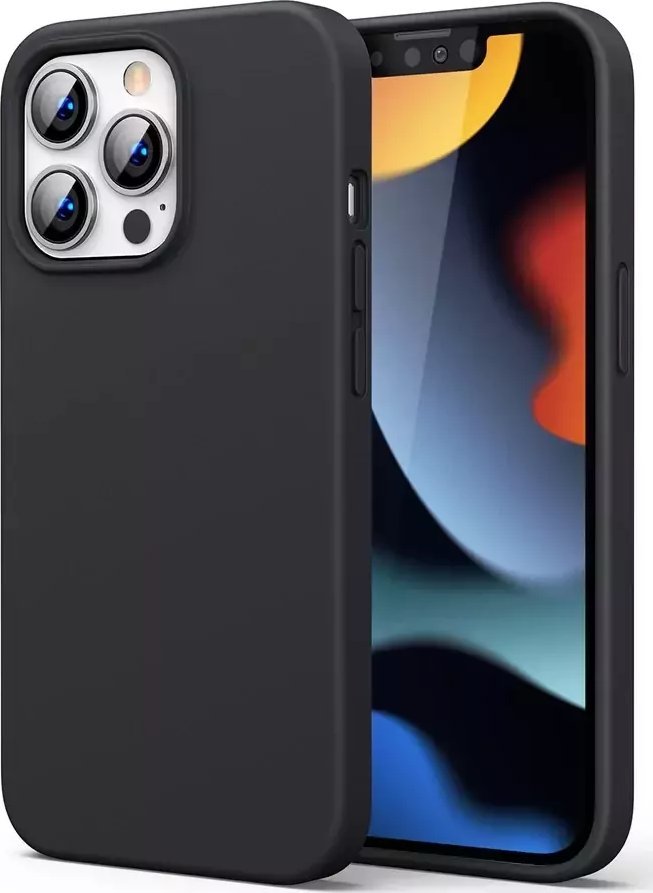 Ugreen Ugreen Protective Silicone Case gumowe elastyczne silikonowe etui pokrowiec iPhone 13 Pro czarny