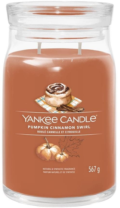 Yankee Candle Signature Pumpkin Cinnamon Swirl Candle Large 567g